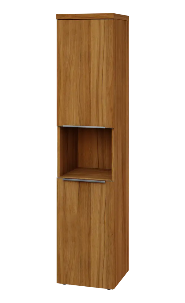 SIN 5 - 42DN kancelářská skříň, 2-dveřová/nika, levá, 1820x400x400, ořech světlý